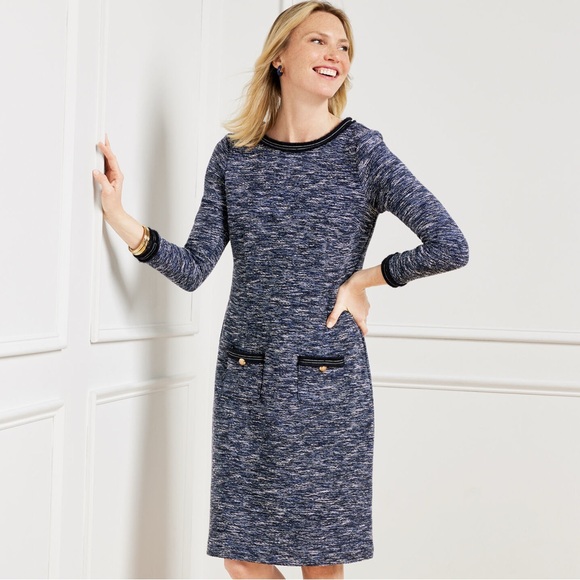 Talbots Dresses & Skirts - Talbots Dark Blue Knit Dress